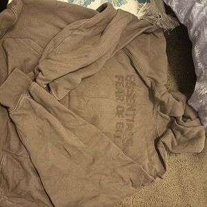 Fear of God Essentials Brown Hoodie